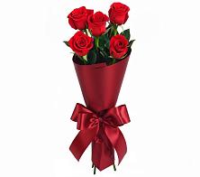 Букет 5 Красных роз Эдлесс Лав в Самотовино