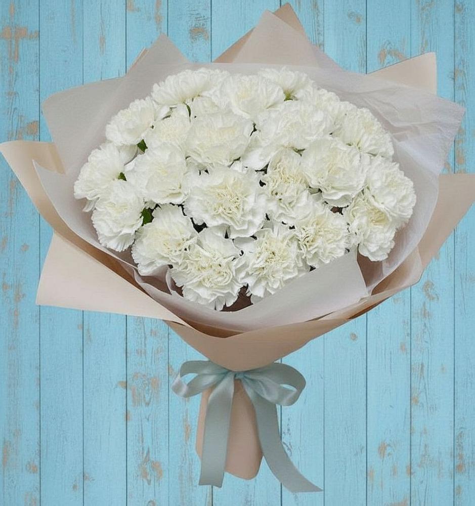 Букет цветов из: Гвоздики в Самотовино