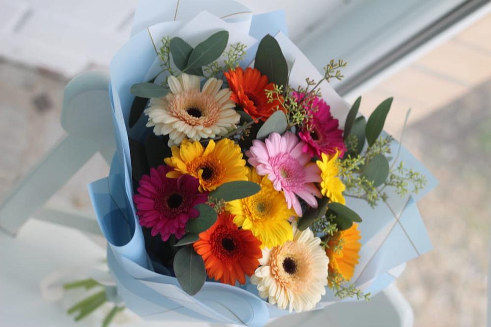 Букет цветов из: Герберы в Самотовино