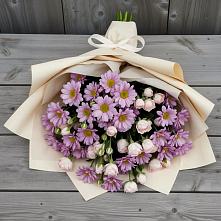 Букет цветов из:  Розы и Хризантемы в Самотовино