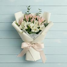 Букет цветов из:  Альстромерии #REPLACE_PRED# Самотовино