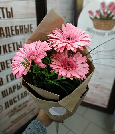 Букет цветов из: Герберы в Самотовино