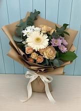 Букет цветов из:  Герберы и Хризантемы в Самотовино