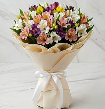 Букет цветов из:  Альстромерии в Самотовино