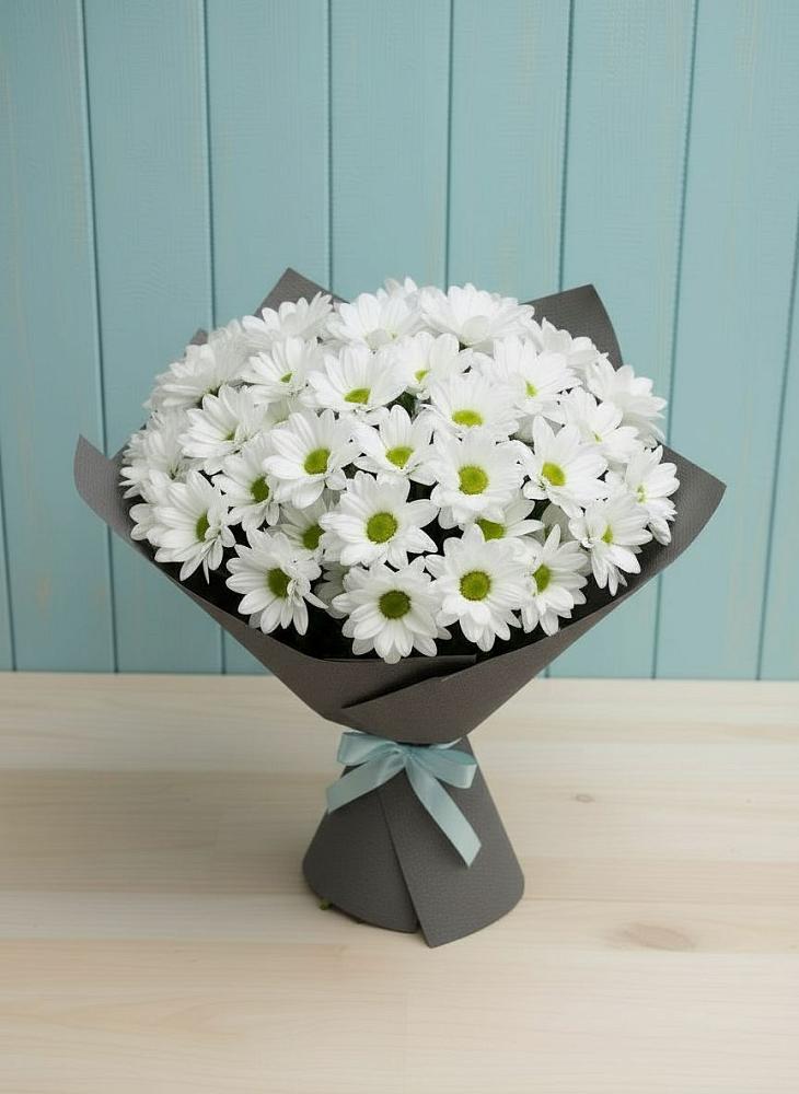 Букет цветов из: Хризантемы в Самотовино