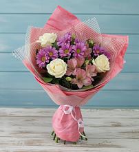 Букет цветов из:  Герберы #REPLACE_PRED# Самотовино