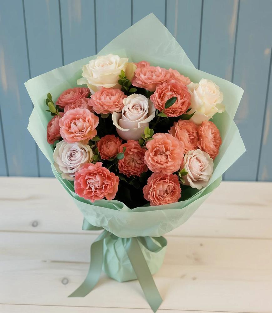 Букет цветов из: Розы в Самотовино