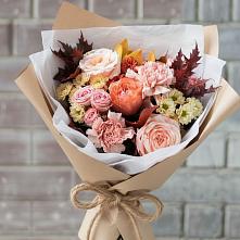 Букет цветов из:  Гвоздики, Хризантемы и Розы в Самотовино