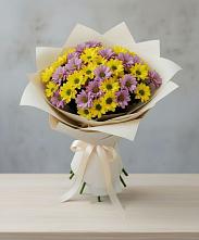 Букет цветов из:  Хризантемы #REPLACE_PRED# Самотовино