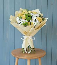 Букет цветов из:  Хризантемы и Розы #REPLACE_PRED# Самотовино