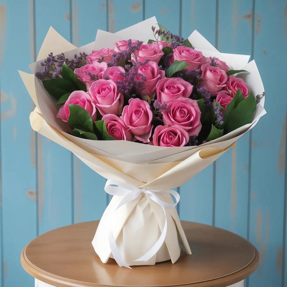 Букет цветов из: Розы в Самотовино